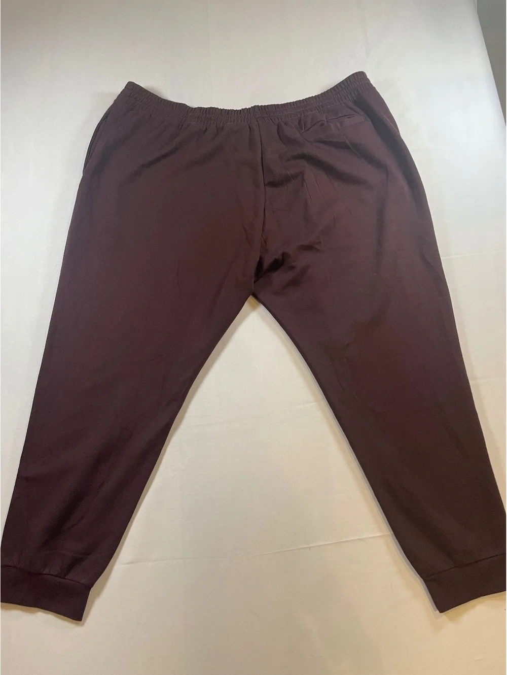 adidas Men Brown Sweatpants Size 4XL NWT Joggers Fleece Regular Fit Tapered